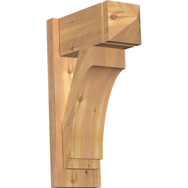 Ekena Millwork Imperial Arts & Crafts Smooth Outlooker, Western Red Cedar, 7 1/2"W x 16"D x 24"H OUT08X16X24IMP03SWR - main